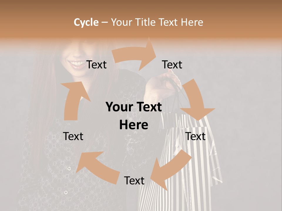 Happy Gesture Customer PowerPoint Template