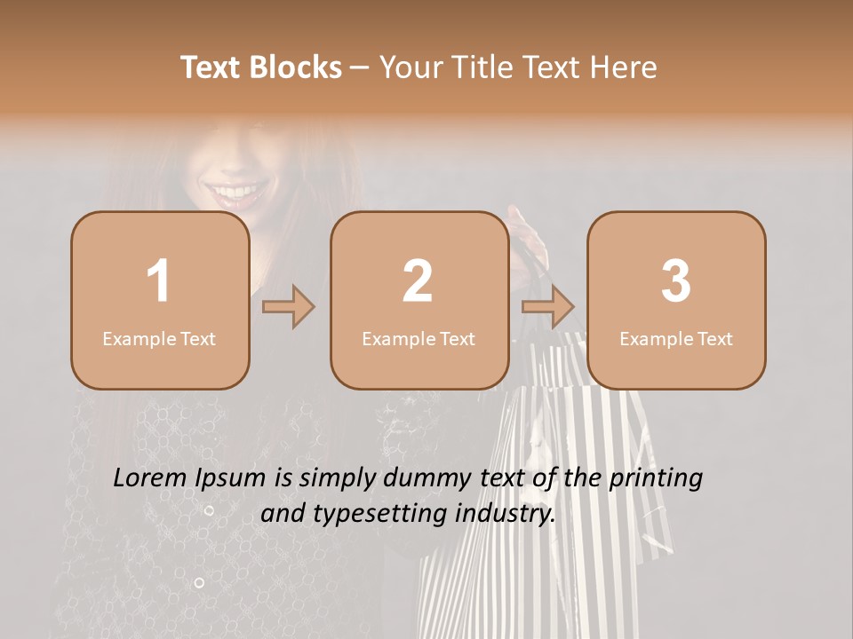 Happy Gesture Customer PowerPoint Template