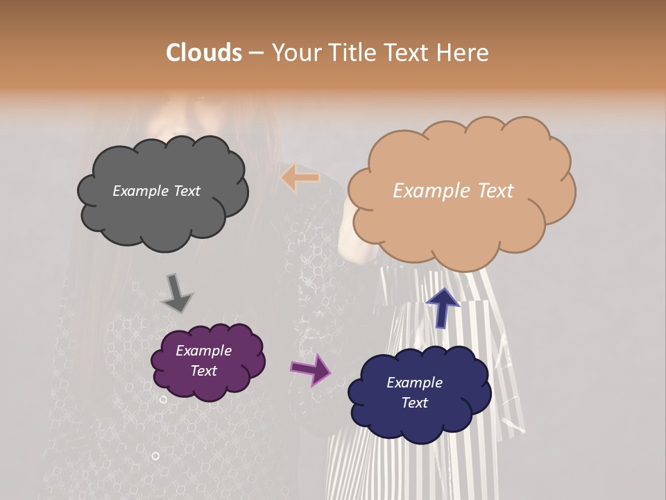 Happy Gesture Customer PowerPoint Template
