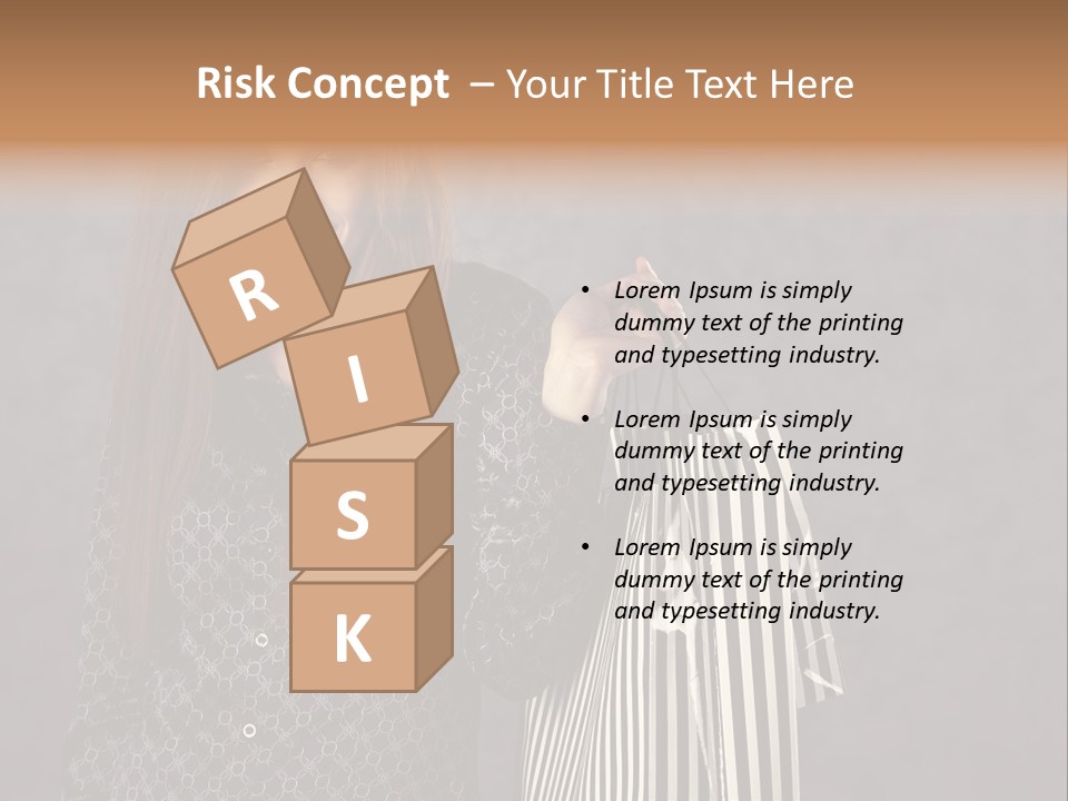 Happy Gesture Customer PowerPoint Template