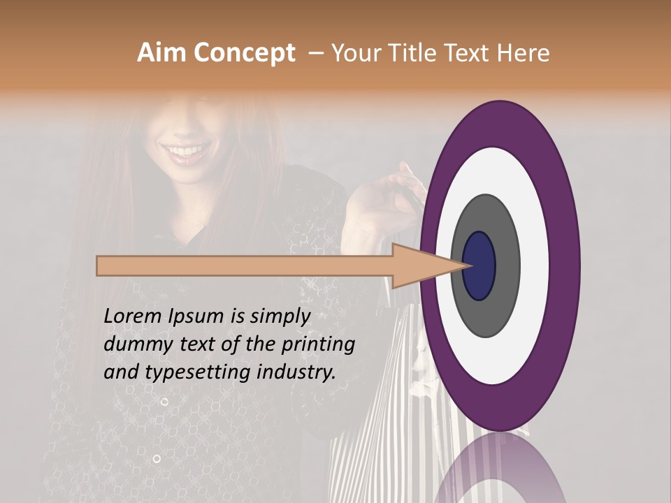 Happy Gesture Customer PowerPoint Template