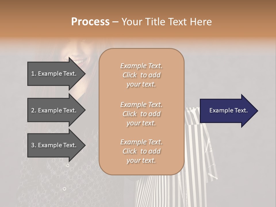 Happy Gesture Customer PowerPoint Template