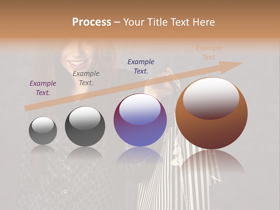 Happy Gesture Customer PowerPoint Template