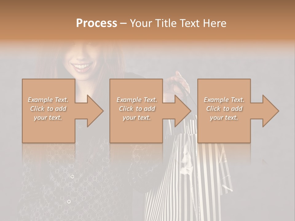 Happy Gesture Customer PowerPoint Template