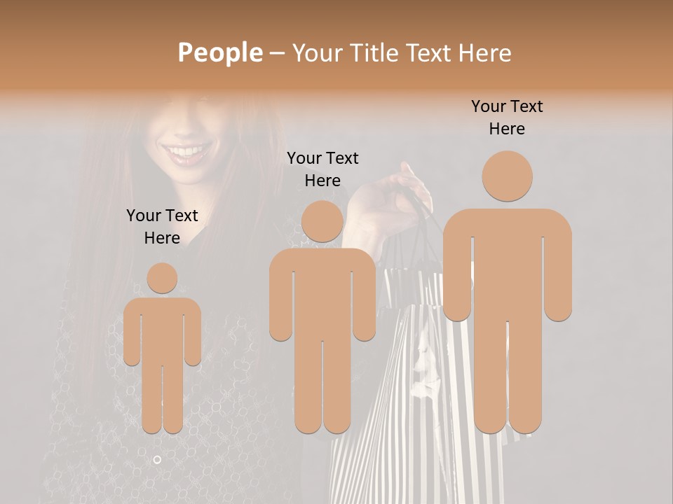 Happy Gesture Customer PowerPoint Template