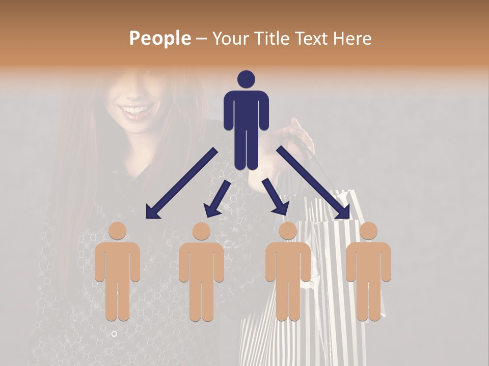 Happy Gesture Customer PowerPoint Template