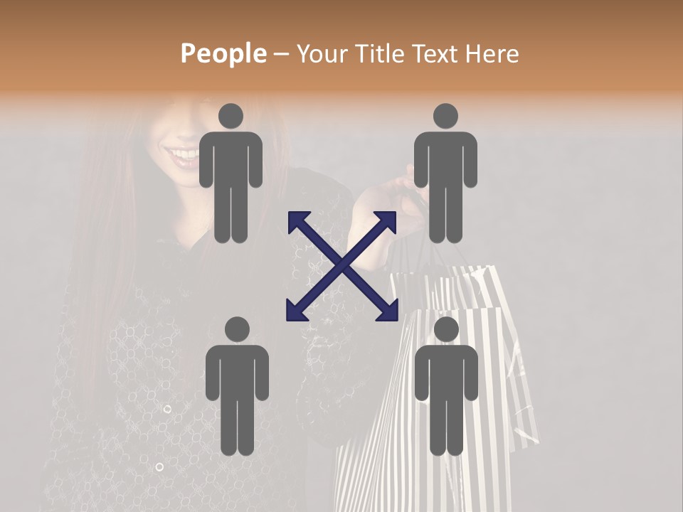 Happy Gesture Customer PowerPoint Template