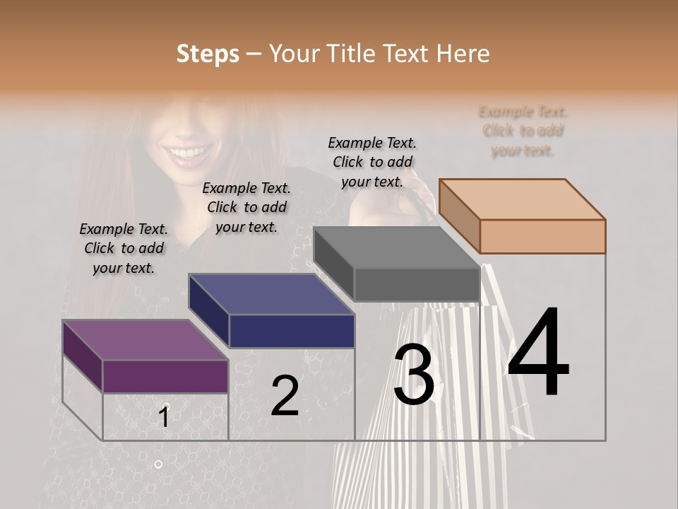 Happy Gesture Customer PowerPoint Template