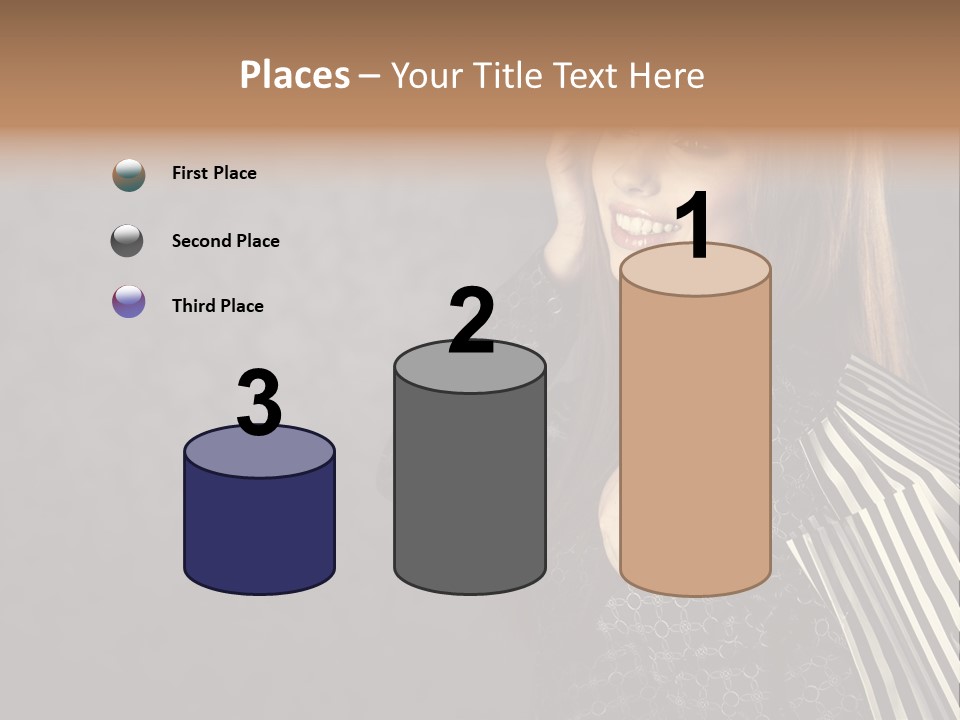 Customer Glamour Gesture PowerPoint Template