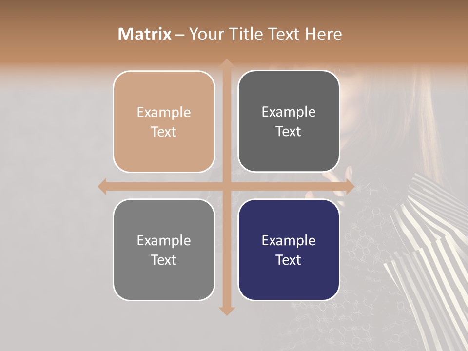 Customer Glamour Gesture PowerPoint Template