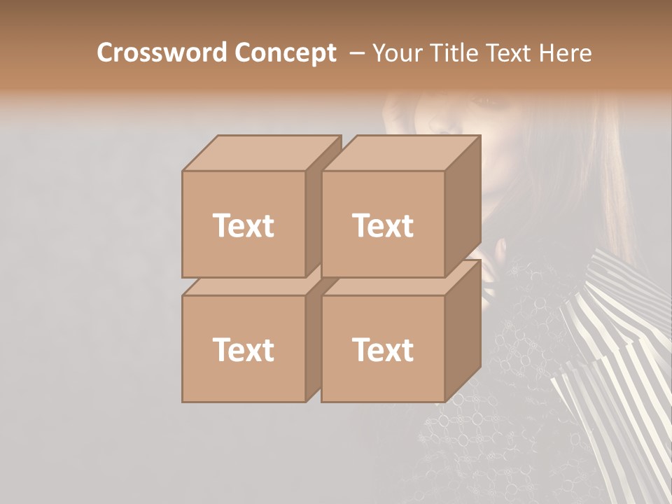 Customer Glamour Gesture PowerPoint Template