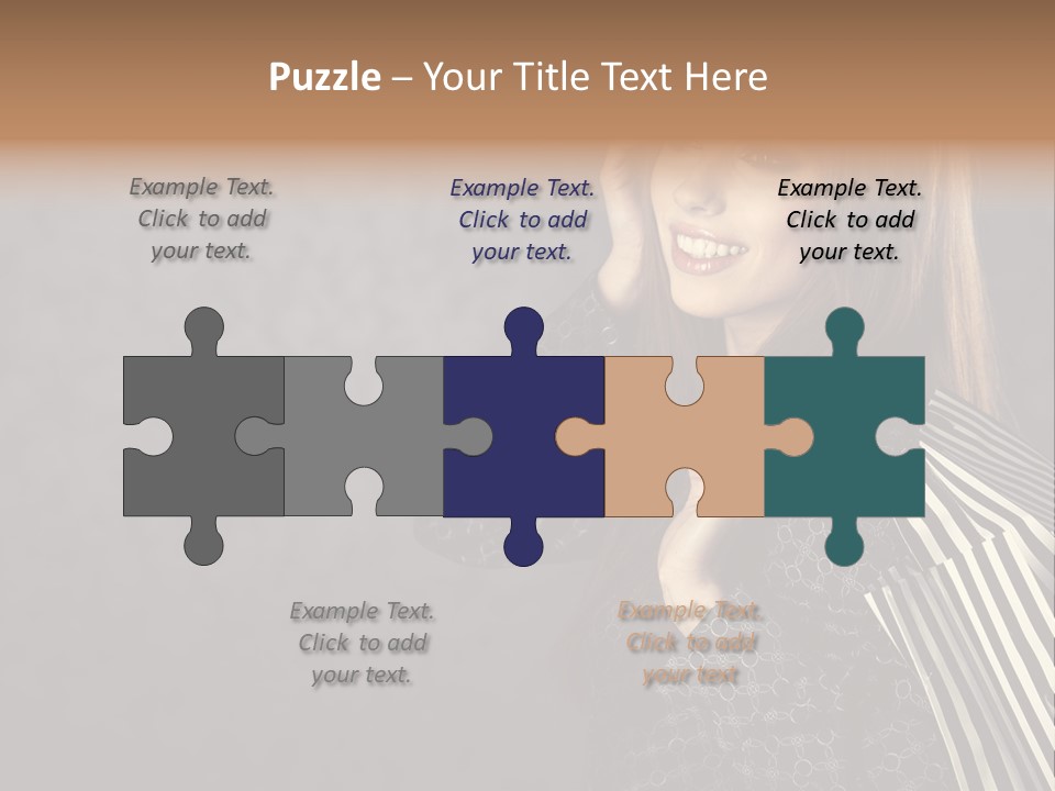 Customer Glamour Gesture PowerPoint Template