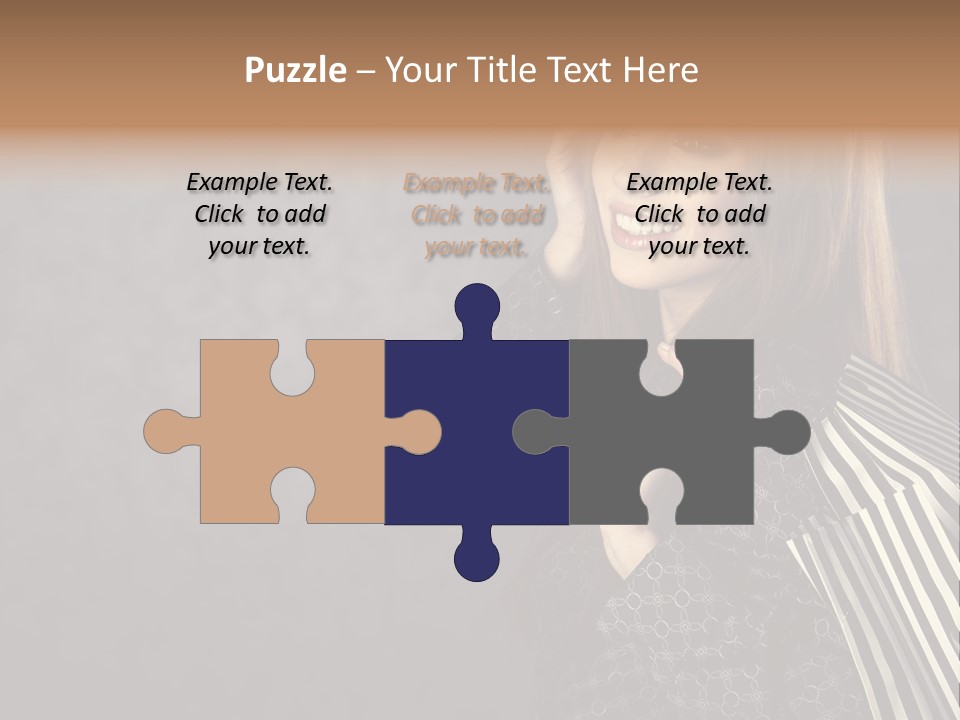 Customer Glamour Gesture PowerPoint Template