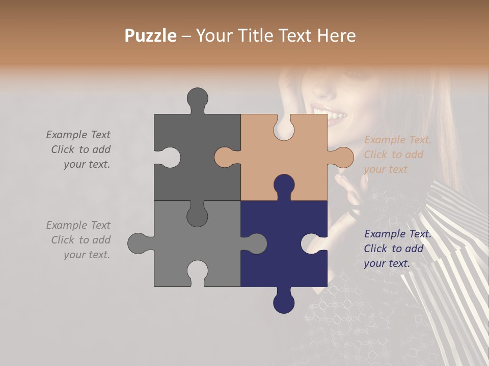 Customer Glamour Gesture PowerPoint Template