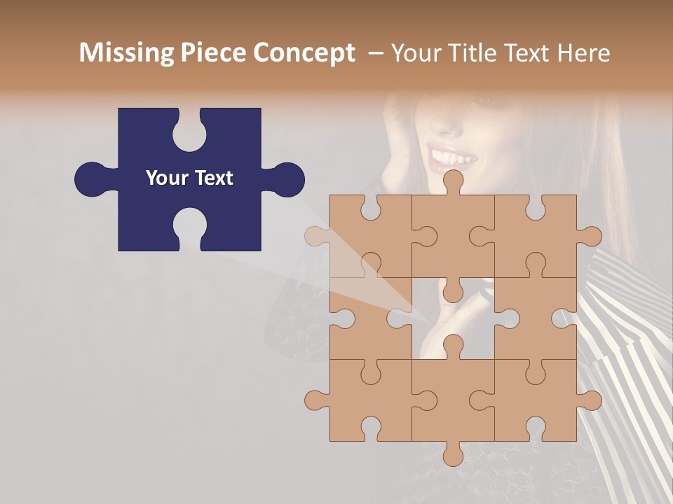 Customer Glamour Gesture PowerPoint Template