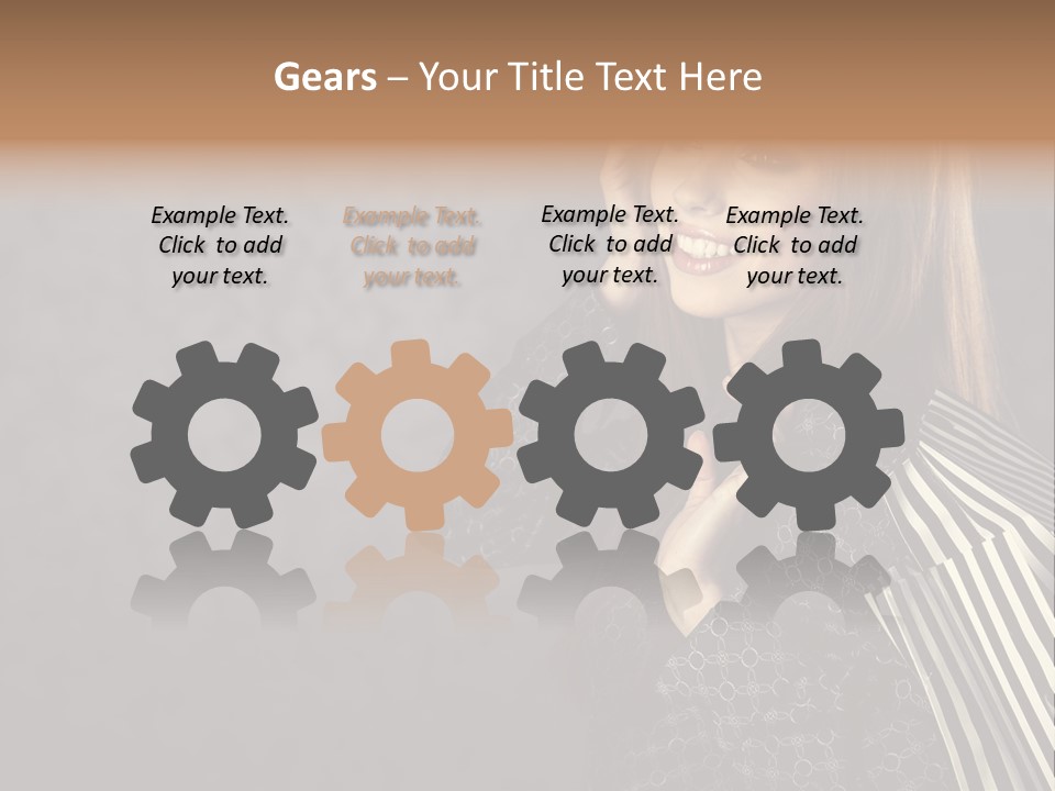 Customer Glamour Gesture PowerPoint Template