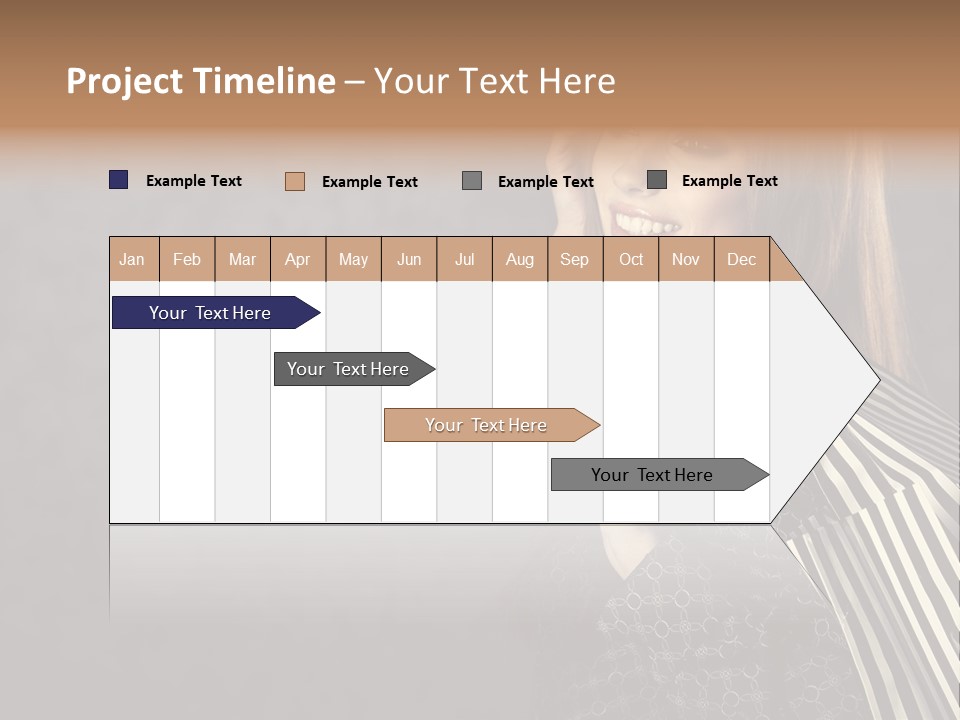 Customer Glamour Gesture PowerPoint Template
