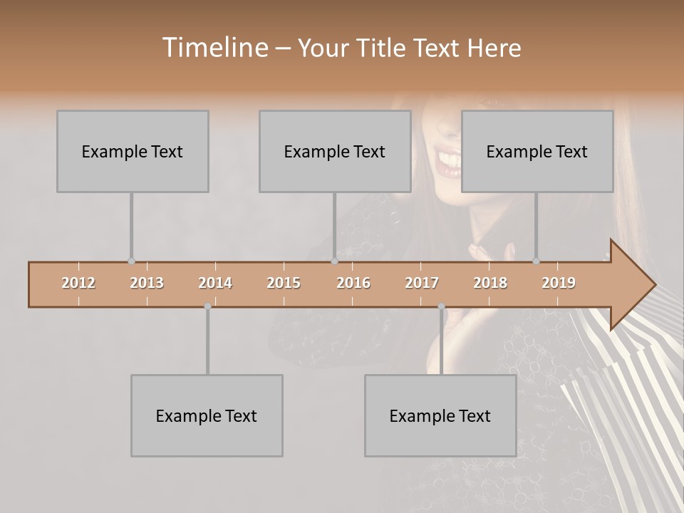 Customer Glamour Gesture PowerPoint Template