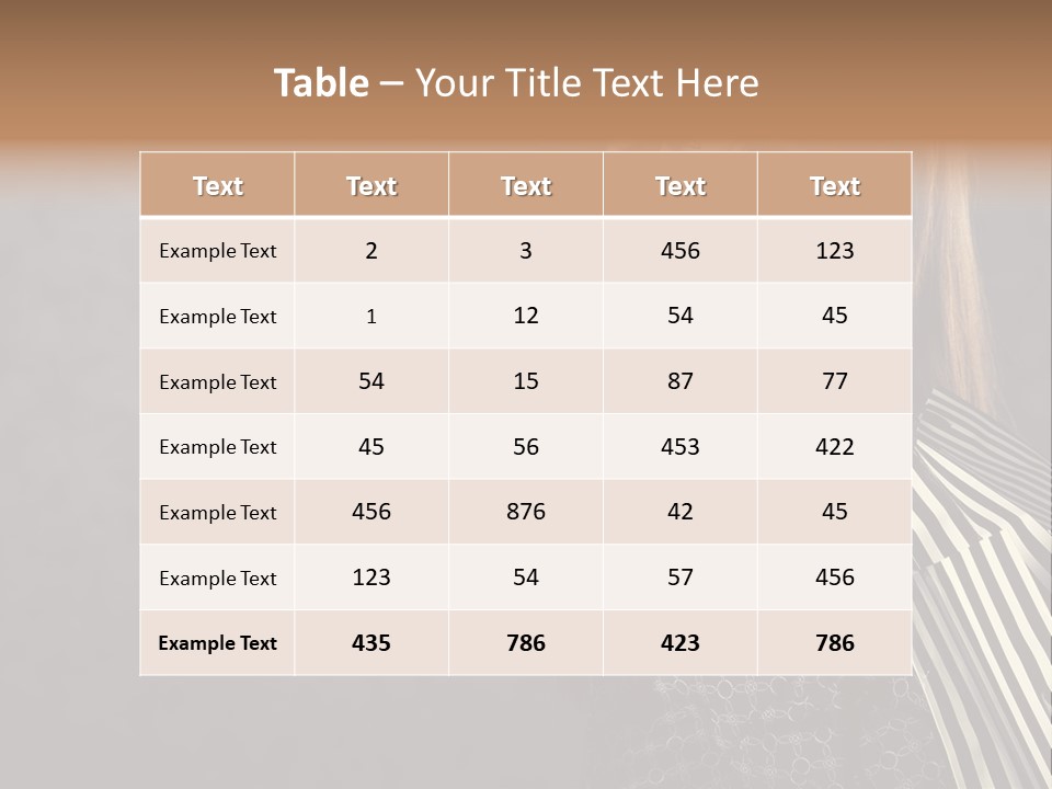 Customer Glamour Gesture PowerPoint Template