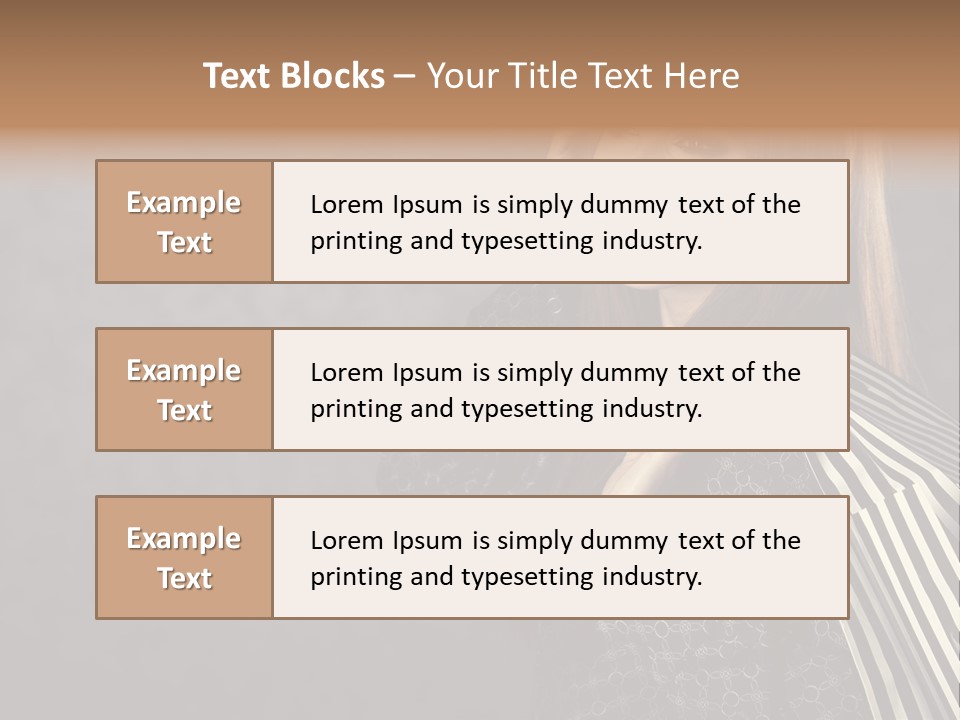 Customer Glamour Gesture PowerPoint Template