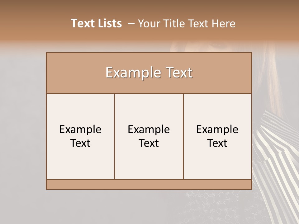 Customer Glamour Gesture PowerPoint Template