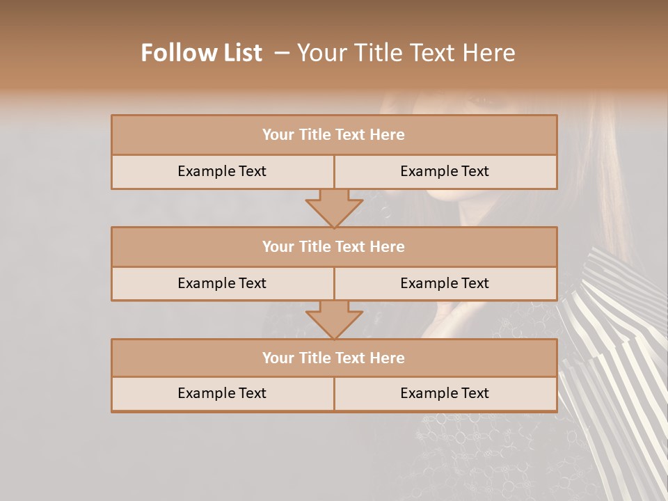 Customer Glamour Gesture PowerPoint Template