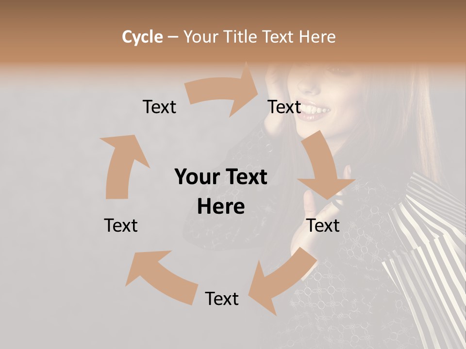 Customer Glamour Gesture PowerPoint Template