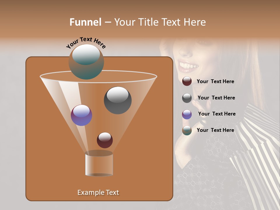 Customer Glamour Gesture PowerPoint Template