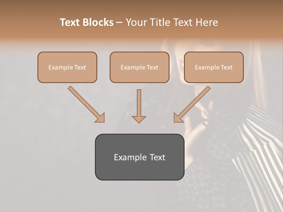 Customer Glamour Gesture PowerPoint Template