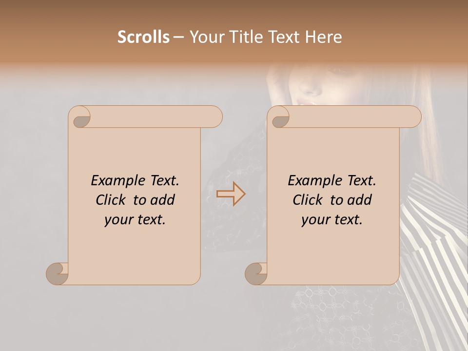 Customer Glamour Gesture PowerPoint Template