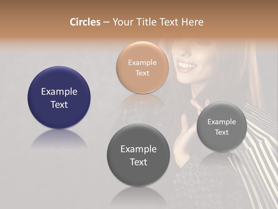 Customer Glamour Gesture PowerPoint Template
