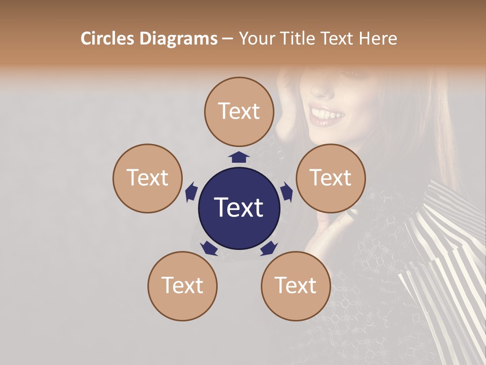 Customer Glamour Gesture PowerPoint Template