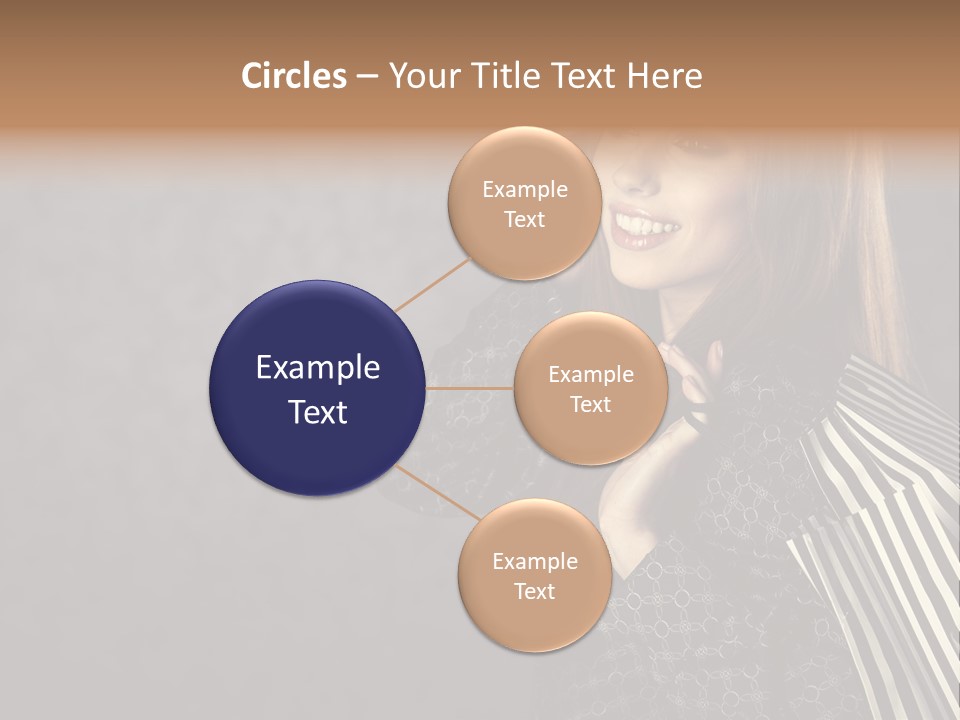Customer Glamour Gesture PowerPoint Template