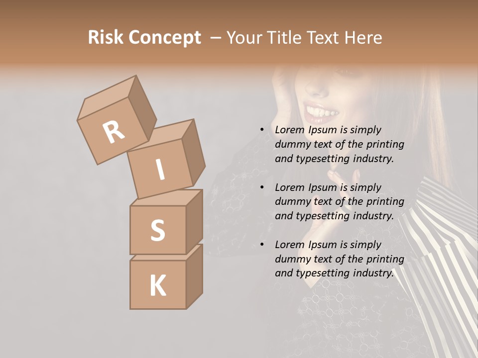 Customer Glamour Gesture PowerPoint Template