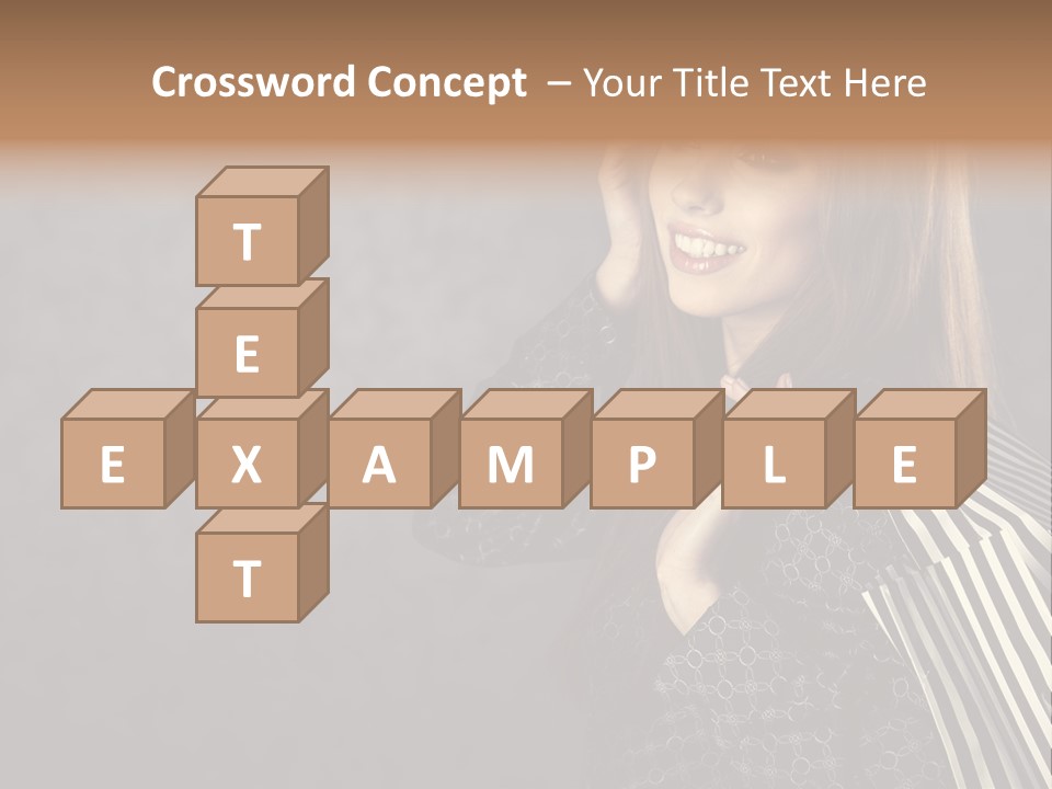 Customer Glamour Gesture PowerPoint Template