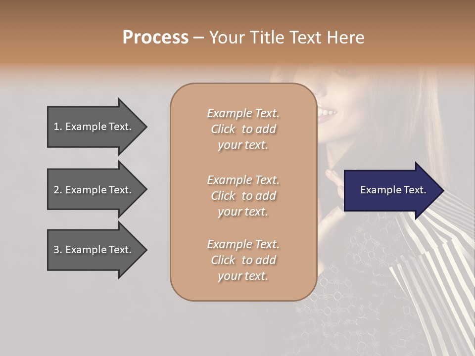 Customer Glamour Gesture PowerPoint Template