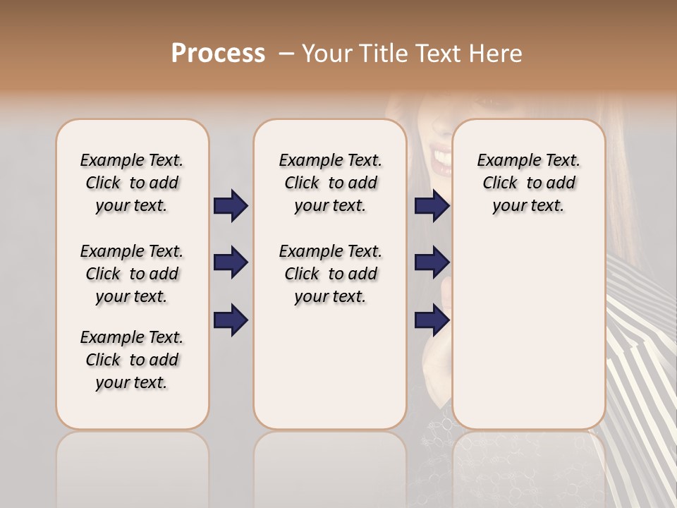 Customer Glamour Gesture PowerPoint Template