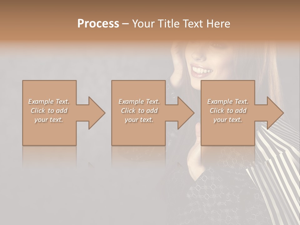 Customer Glamour Gesture PowerPoint Template