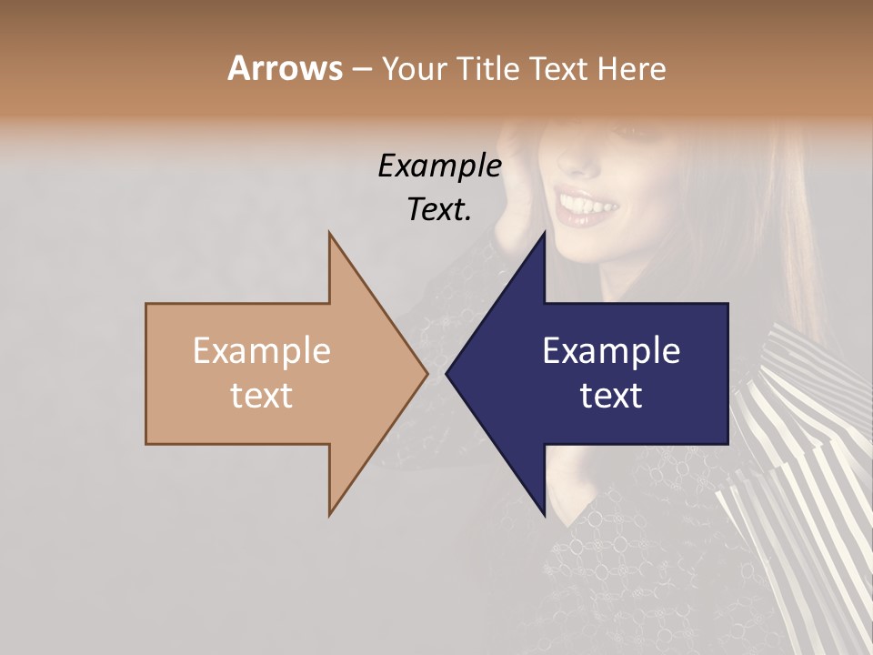 Customer Glamour Gesture PowerPoint Template