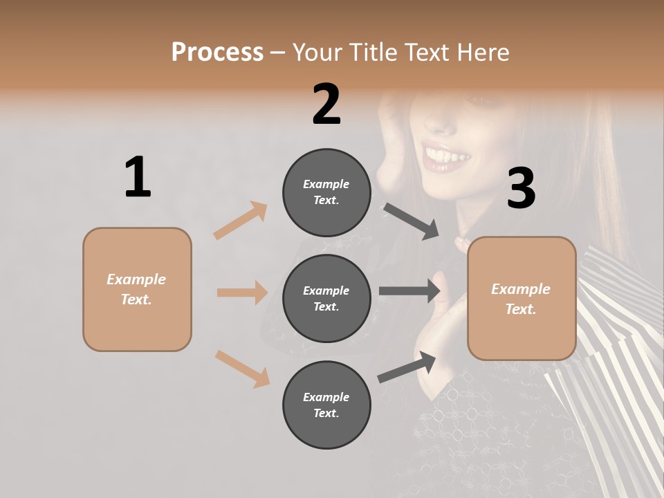 Customer Glamour Gesture PowerPoint Template