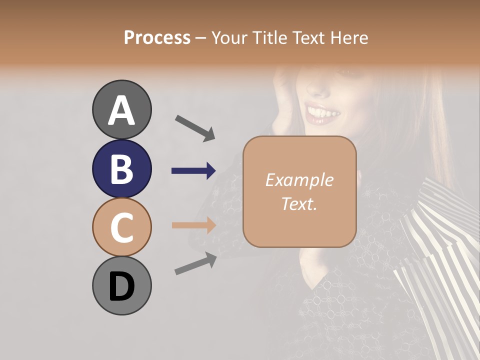 Customer Glamour Gesture PowerPoint Template