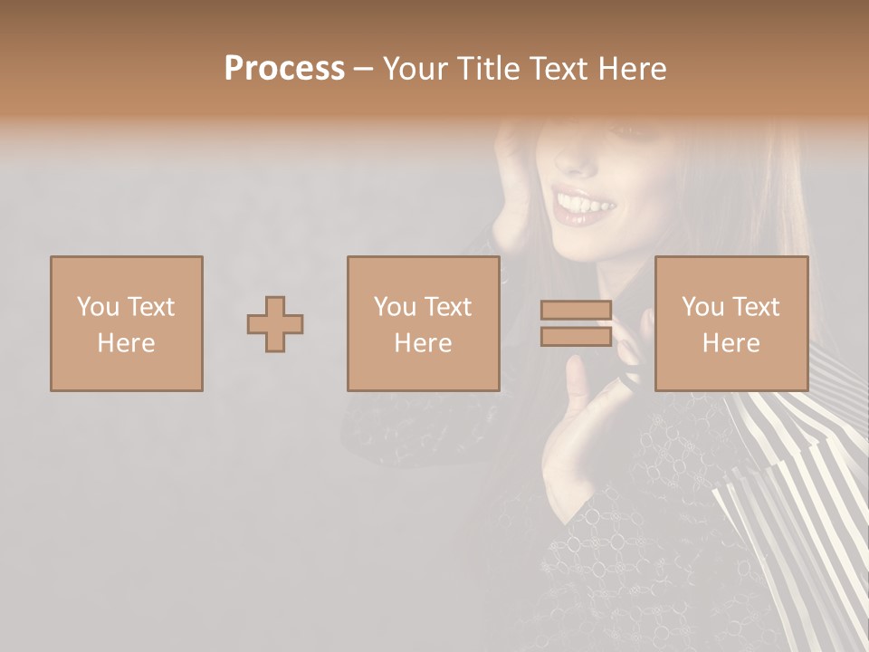 Customer Glamour Gesture PowerPoint Template