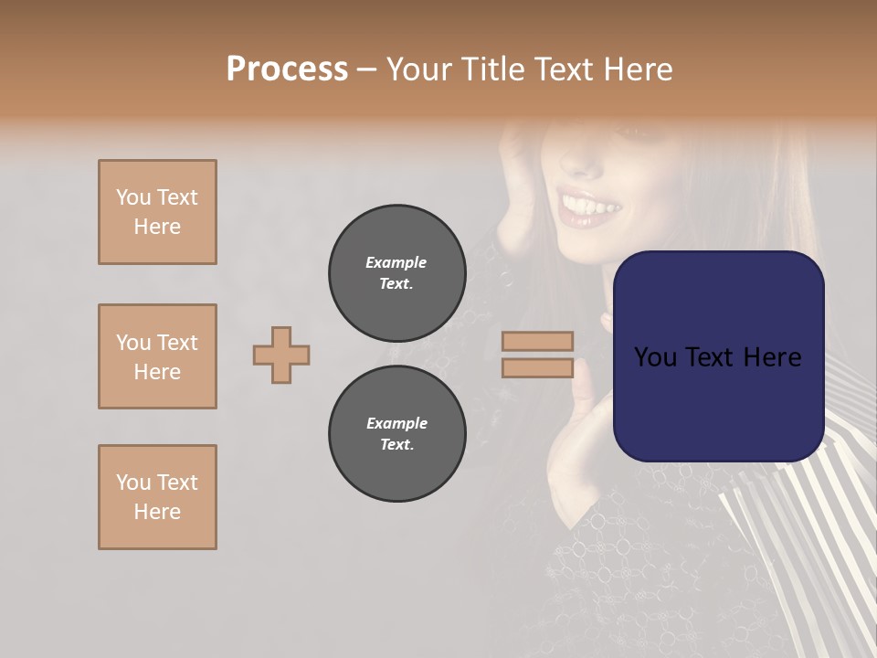 Customer Glamour Gesture PowerPoint Template