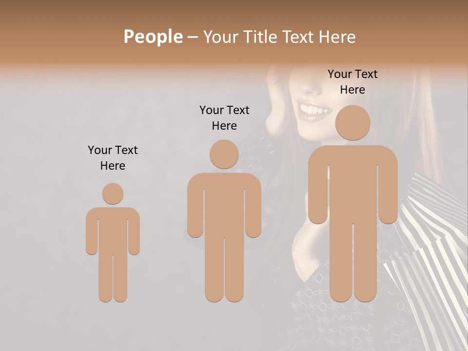 Customer Glamour Gesture PowerPoint Template