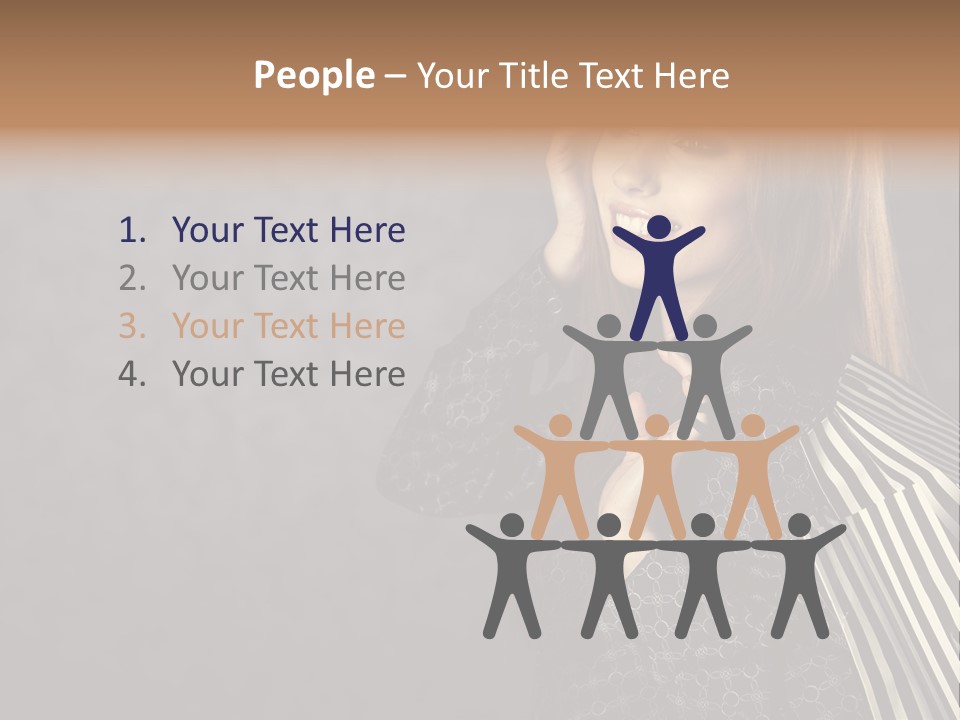 Customer Glamour Gesture PowerPoint Template