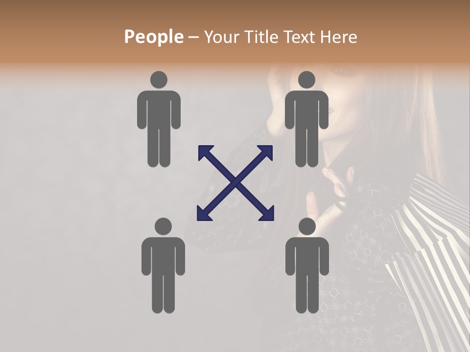 Customer Glamour Gesture PowerPoint Template