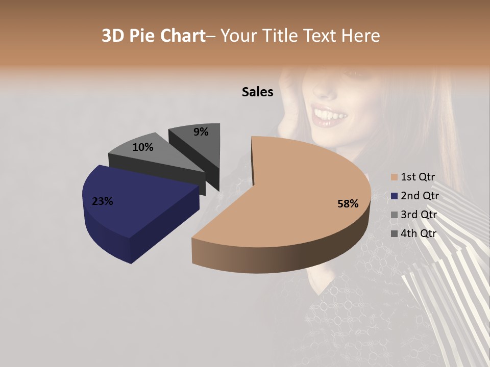 Customer Glamour Gesture PowerPoint Template