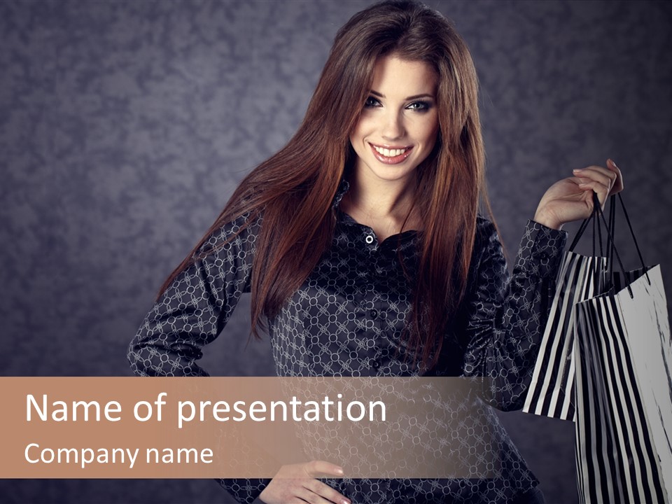 Customer Luxury Store PowerPoint Template