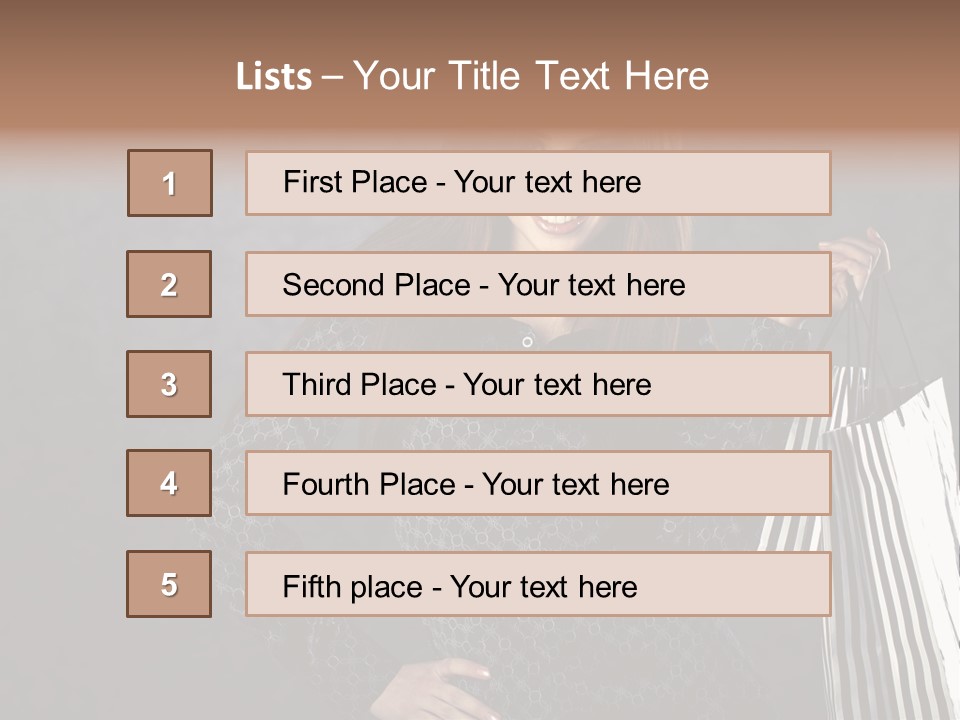 Customer Luxury Store PowerPoint Template