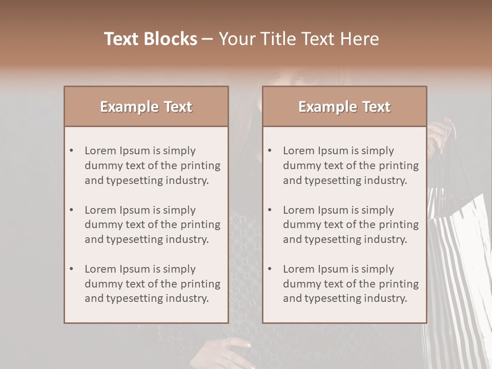 Customer Luxury Store PowerPoint Template
